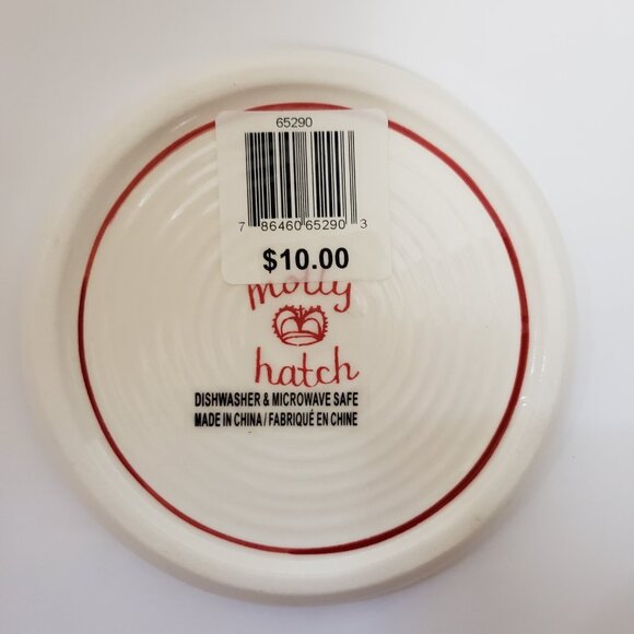 Molly Hatch Holiday Icon Plates Set/5 Appetizer Dessert 5" Anthropologie NWT - Picture 7 of 12